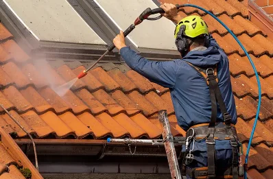 Démoussage et hydrofuge de toiture à Castelnau-de-Mandailles